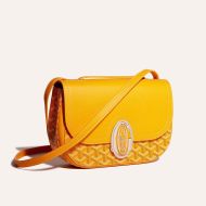 Goyard 233 Bag In Goyardine Canvas Yellow