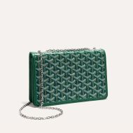 Goyard Alexandre III Bag In Goyardine Canvas Green