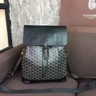 Goyard Alpin MM Backpack In Goyardine Canvas Black