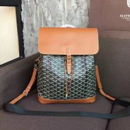 Goyard Alpin MM Backpack In Goyardine Canvas Brown