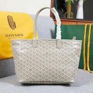 Goyard Artois Tote In Goyardine Canvas Beige