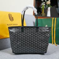 Goyard Artois Tote In Goyardine Canvas Black