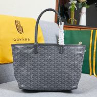 Goyard Artois Tote In Goyardine Canvas Grey