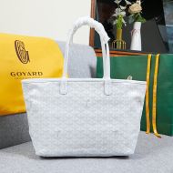 Goyard Artois Tote In Goyardine Canvas White