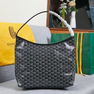 Goyard Boheme Hobo Bag In Goyardine Canvas Black