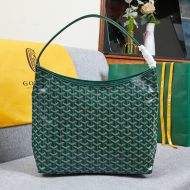 Goyard Boheme Hobo Bag In Goyardine Canvas Green