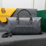 Goyard Bowling 45 Bag In Goyardine Canvas Grey