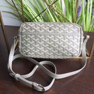 Goyard Cap-Vert PM Bag In Goyardine Canvas Light Grey