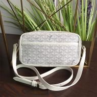 Goyard Cap-Vert PM Bag In Goyardine Canvas White