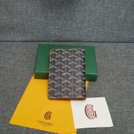 Goyard Grenelle Passport Cover In Goyardine Canvas Brown