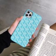 Goyard iPhone Case In Goyardine Saint Louis Blue