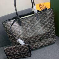 Goyard Isabelle Tote In Goyardine Canvas Black