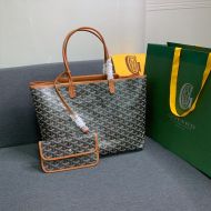 Goyard Isabelle Tote In Goyardine Canvas Brown