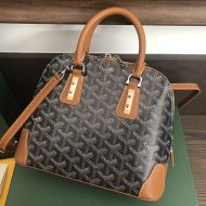 Goyard Mini Vendome Bag In Goyardine Canvas Brown