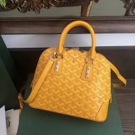 Goyard Mini Vendome Bag In Goyardine Canvas Yellow