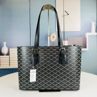 Goyard Okinawa PM Tote In Goyardine Canvas Black