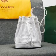 Goyard Petit Flot Bucket Bag In Goyardine Canvas White