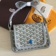 Goyard Plumet Pocket Wallet In Goyardine Canvas Light Grey