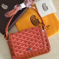 Goyard Plumet Pocket Wallet In Goyardine Canvas Orange