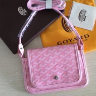 Goyard Plumet Pocket Wallet In Goyardine Canvas Pink