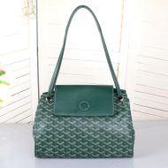 Goyard Rouette Souple Bag In Goyardine Canvas Green