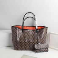 Goyard Saint Louis Reversible Tote In Goyardine Claire-Voie Canvas Orange