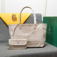 Goyard Saint Louis Reversible Tote In Goyardine Canvas Beige