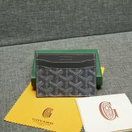 Goyard Saint-Sulpice Card Wallet In Goyardine Canvas Black