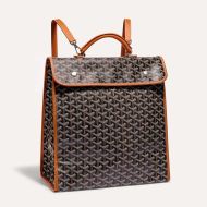 Goyard Saint Leger Backpack In Goyardine Canvas Brown