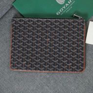 Goyard Senat Pouch In Goyardine Canvas Brown