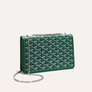 Goyard Alexandre III Bag In Goyardine Canvas Green