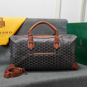 Goyard Bowling 45 Bag In Goyardine Canvas Brown