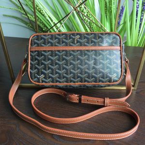 Goyard Cap-Vert PM Bag In Goyardine Canvas Brown