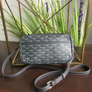 Goyard Cap-Vert PM Bag In Goyardine Canvas Grey