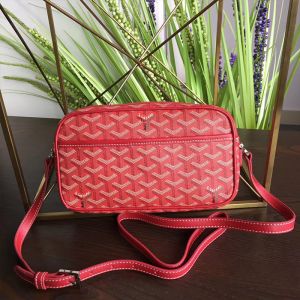 Goyard Cap-Vert PM Bag In Goyardine Canvas Red