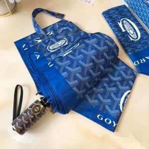 Goyard Goyardine 3 Folding Mini Umbrella Blue