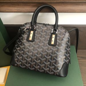 Goyard Mini Vendome Bag In Goyardine Canvas Black