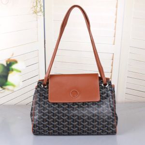 Goyard Rouette Souple Bag In Goyardine Canvas Brown