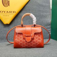 Goyard Mini Saigon Souple Bag In Goyardine Canvas Orange