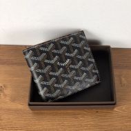 Goyard Victoire Bifold Wallet In Goyardine Canvas Brown